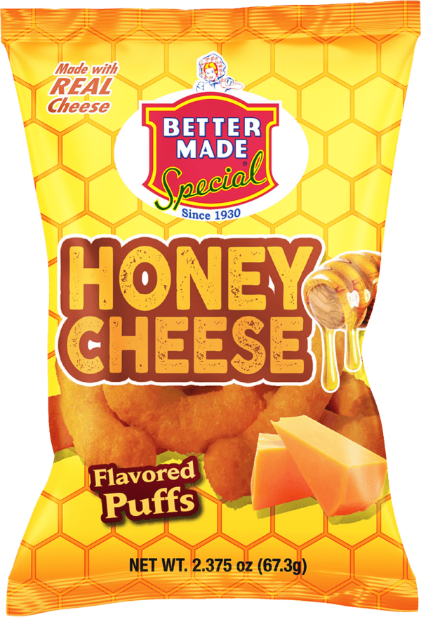 Better Made Honey Cheese Puffs 2.375 oz