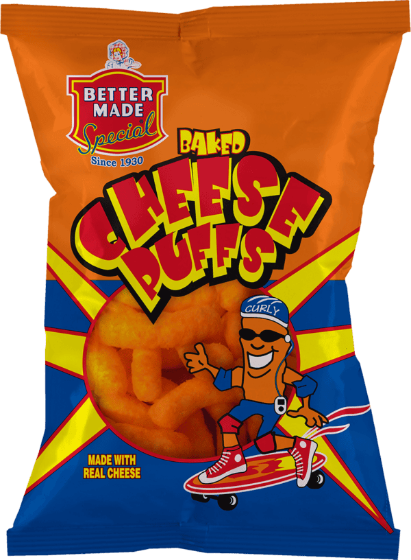 Better Made Baked Cheese Puffs 3.25 oz