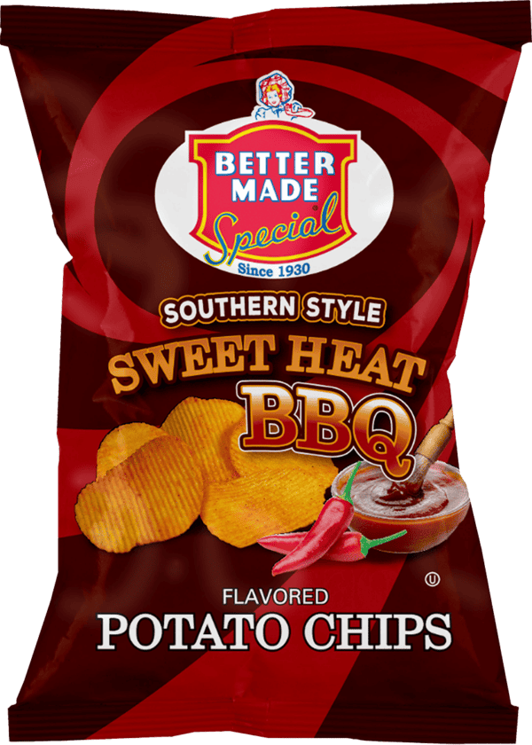 Better Made Southern Style Sweet Heat BBQ Potato Chips 1 oz 10 Count